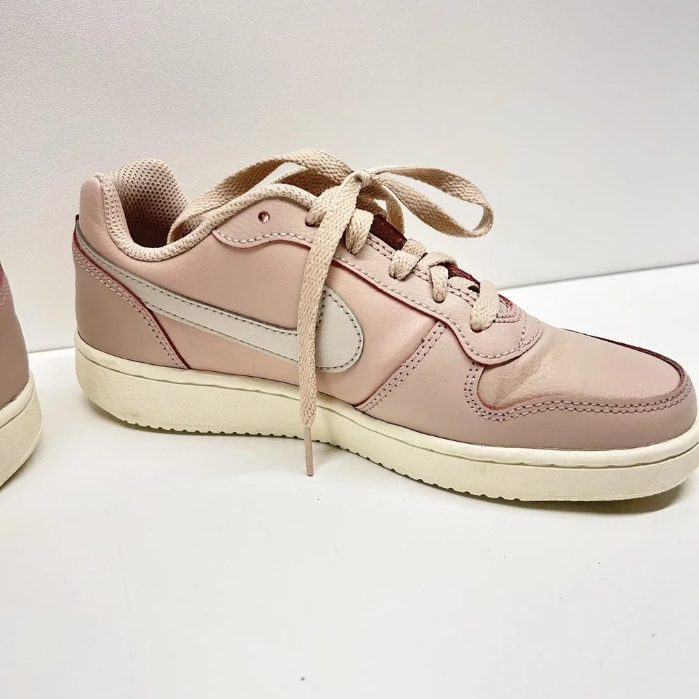 Nike Ebernon Low AQ1779-200 Particle Beige/Desert Sand/Pink Women's‎ Size 6.5